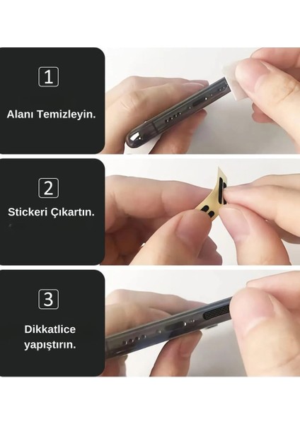 20 Adet Cep Telefonu Hoparlör Toz Önleyici Koruma Sticker Iphone Samsung Xiaomi Toz Bandı fiyatları