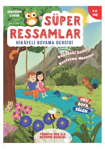 SÜPER RESSAMLAR YILLIK ABONELİK 3 AYDA 1 (YILDA 4 SAYI )