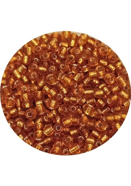 Dökme Cam Kum Boncuk (11/0) 2 mm - 20 Gram - Koyu Bal Rengi - BNC035 fiyatları