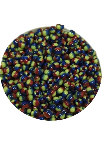 Dökme Cam Kum Boncuk (11/0) 2 mm - 20 Gram - Üç Renkli - BNC032 fiyatları