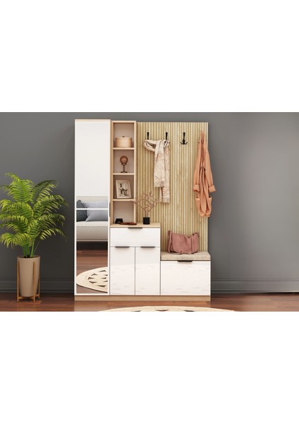 Sonna 1 Kapılı Aynalı Portmanto