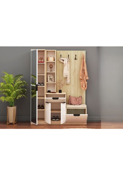 Sonna 1 Kapılı Aynalı Portmanto modelleri