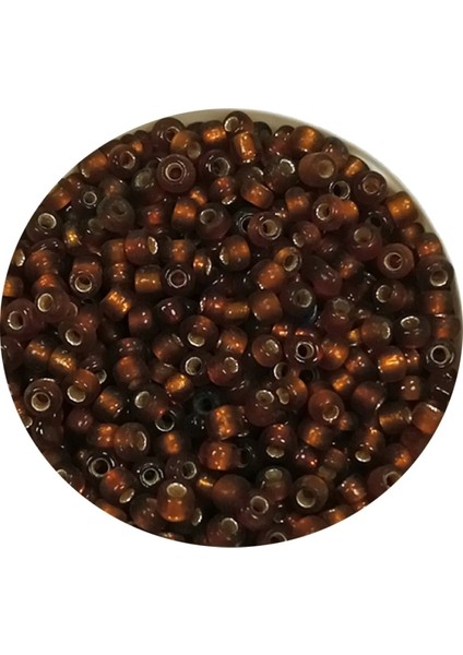 Dökme Cam Kum Boncuk (11/0) 2 mm - 20 Gram - Çok Koyu Turuncu - BNC029 fiyatları