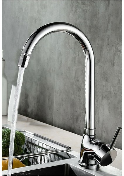 Krom Oynar Başlıklı Mutfak Lavabo Evye Bataryası Sıcak Soğuk Girişi - 5 Yıl Garantili fiyatları