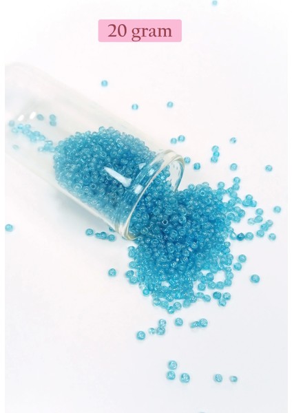 Dökme Cam Kum Boncuk (11/0) 2 mm - 4 Renk - Toplam 80 Gram - BNC405 fırsatları