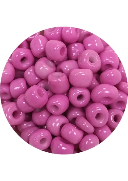 Dökme Cam Kum Boncuk Büyük Boy (6/0) 4 mm - 20 Gram - Koyu Pembe - BNC091 fiyatları