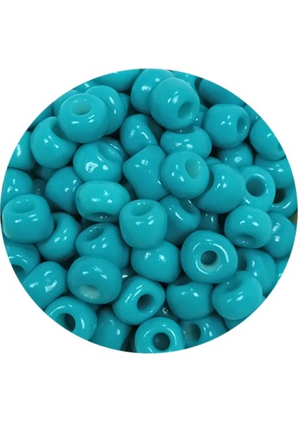 Dökme Cam Kum Boncuk Büyük Boy (6/0) 4 mm - 20 Gram - Camgöbeği Yeşili - BNC082 fiyatları