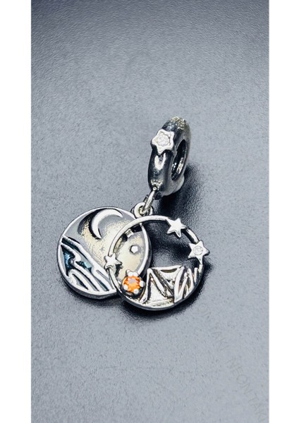 Enerji Şans Kısmet Anlamlı, Pan Bileklik için Çelik Charm 13, Gümüş Renk (BİLEKLİK DAHİL DEĞİLDİR!) modelleri