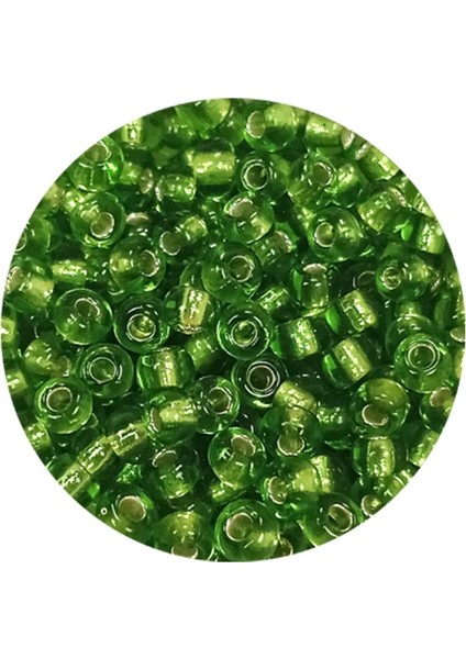 Dökme Cam Kum Boncuk (8/0) 3 mm - 20 Gram - Şeffaf Çimen Yeşili - BNC154 fiyatları