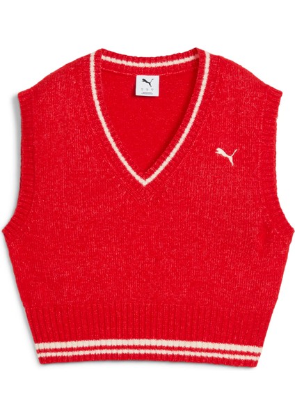 Kadın Kırmızı Puma Premıum Ess Vest Kırmızı Kadın T-Shirt fırsatları