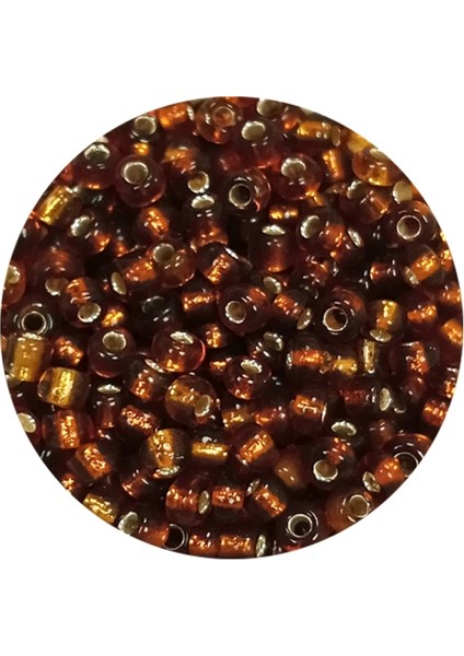 Dökme Cam Kum Boncuk (8/0) 3 mm - 20 Gram - Şeffaf Kahve - BNC157 fiyatları