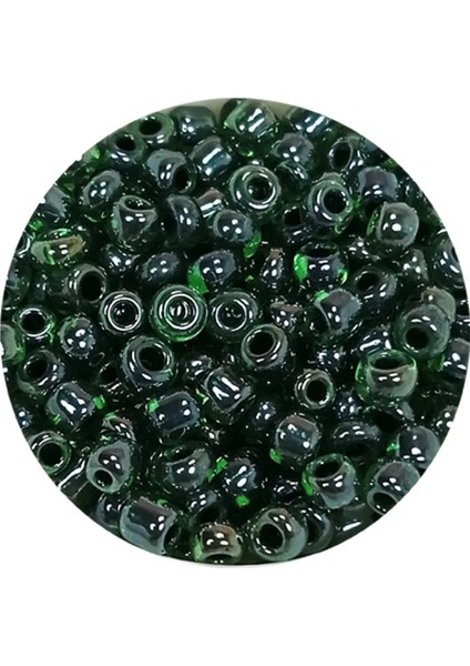Dökme Cam Kum Boncuk (8/0) 3 mm - 20 Gram - Parlak Yeşil - BNC162 fiyatları