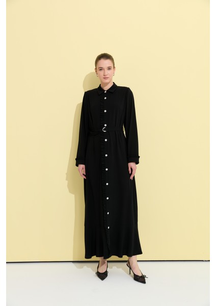 Ferace Abaya Elbise Yazlık Kadın Tesettür 20233