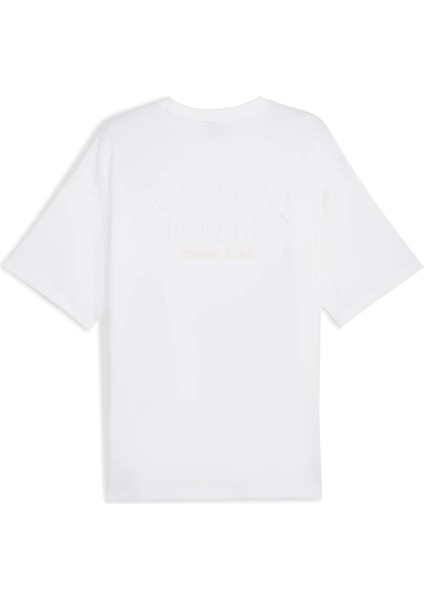 Erkek Beyaz Puma Pl Lifestyle Tee Beyaz Erkek T-Shirt fırsatları