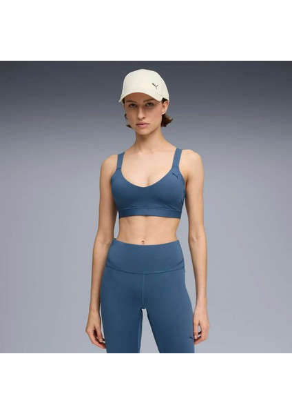 Kadın Mavi Puma Puma Shape Bra - Low Mavi Kadın Sporcu Sütyeni