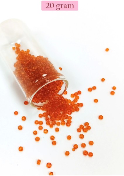 Dökme Cam Kum Boncuk (8/0) 3 mm - 4 Renk - Toplam 80 Gram - BNC421 fiyatları