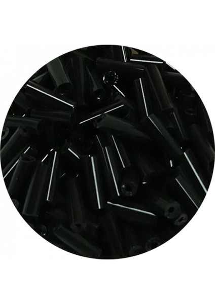 Uzun Boru Kesme Boncuk Çap 2mm Uzunluk 10 mm - 20 Gram - Siyah - BNC241 fiyatları