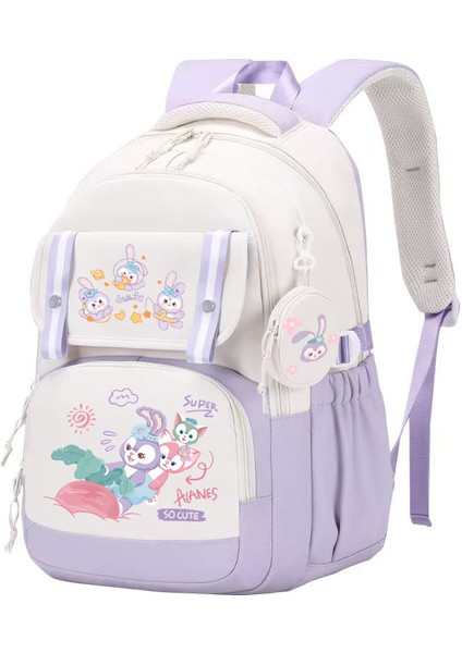 Kampüs çok yönlü öğrenci sırt çantası tatlı küçük taze çizgi film sırt çantası (Yurt Dışından)