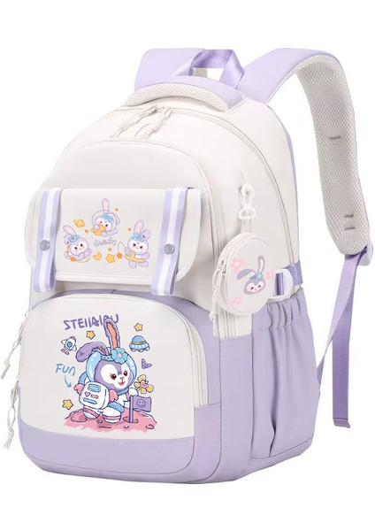Kampüs çok yönlü öğrenci sırt çantası tatlı küçük taze çizgi film sırt çantası (Yurt Dışından)
