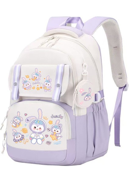Kampüs çok yönlü öğrenci sırt çantası tatlı küçük taze çizgi film sırt çantası (Yurt Dışından)