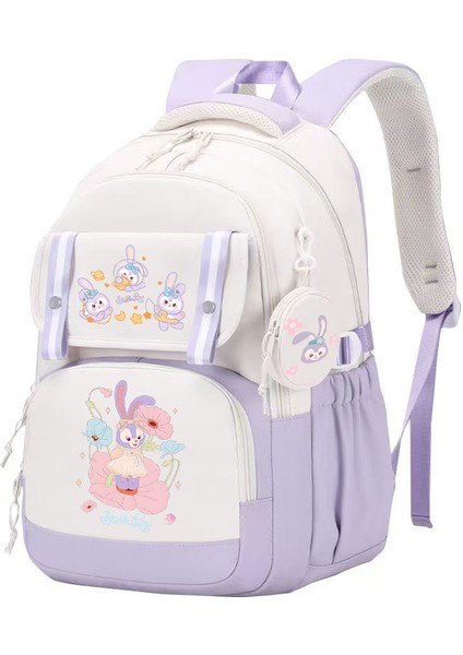 Kampüs çok yönlü öğrenci sırt çantası tatlı küçük taze çizgi film sırt çantası (Yurt Dışından)
