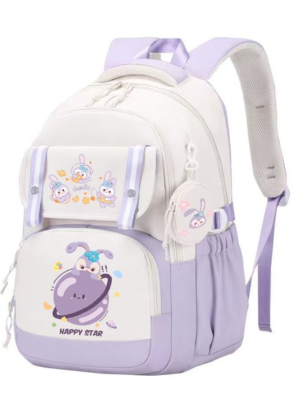 Kampüs çok yönlü öğrenci sırt çantası tatlı küçük taze çizgi film sırt çantası (Yurt Dışından)
