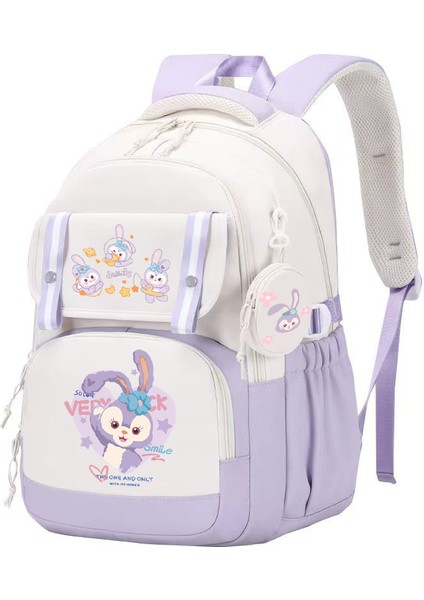 Kampüs çok yönlü öğrenci sırt çantası tatlı küçük taze çizgi film sırt çantası (Yurt Dışından)