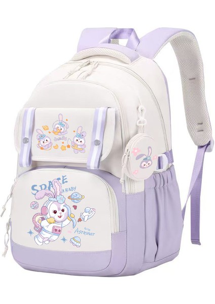 Kampüs çok yönlü öğrenci sırt çantası tatlı küçük taze çizgi film sırt çantası (Yurt Dışından)
