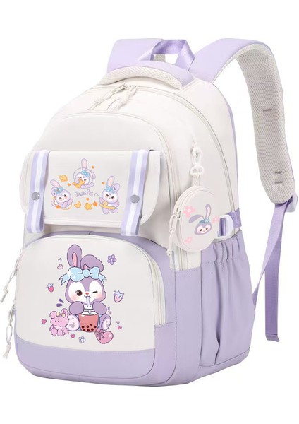Kampüs çok yönlü öğrenci sırt çantası tatlı küçük taze çizgi film sırt çantası (Yurt Dışından)