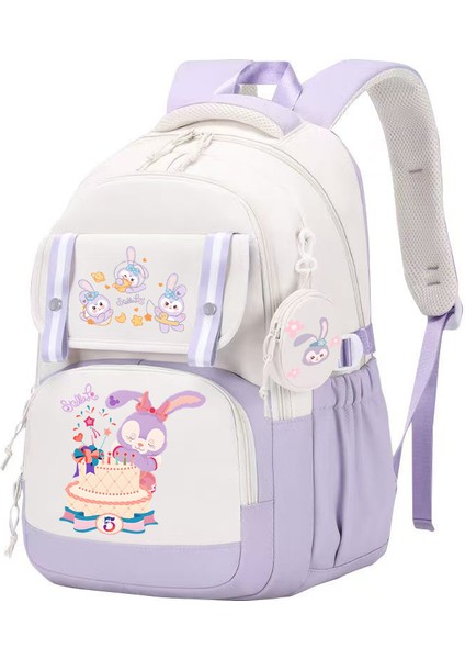 Kampüs çok yönlü öğrenci sırt çantası tatlı küçük taze çizgi film sırt çantası (Yurt Dışından)