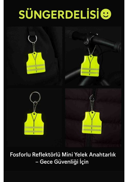 2’li Mini Reflektörlü Gece Görüşlü Anahtarlık Seti | Güvenlik & Şık Tasarım | 👍😊 Sünger Delisi modelleri