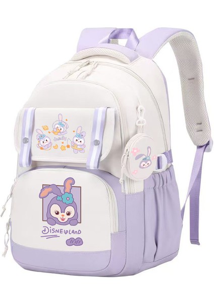 Kampüs Çok Yönlü Öğrenci Sırt Çantası Tatlı Küçük Taze Çizgi Film Sırt Çantası (Yurt Dışından)