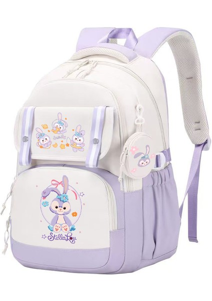 Kampüs Çok Yönlü Öğrenci Sırt Çantası Tatlı Küçük Taze Çizgi Film Sırt Çantası (Yurt Dışından)