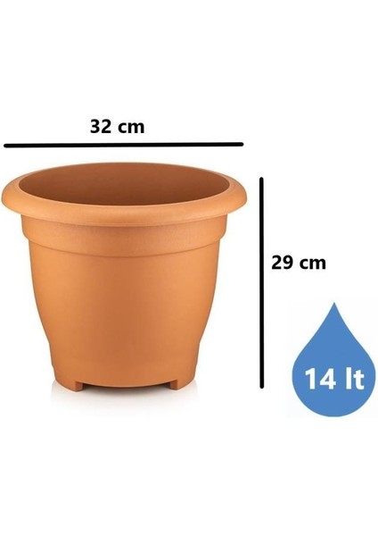 So-Vhs5 Dekoratif Vaha Saksı Iç ve Dış Mekan 14 Litre No 5 fiyatları