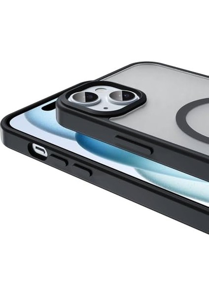 iPhone 13 Kılıf Şarj Özellikli Mat Arka Yüzey Zore Sio Kapak (Siyah) fiyatları