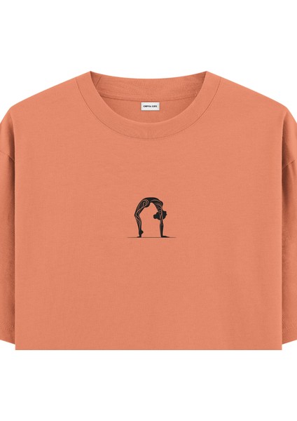 Chakrasana Yoga Oversize T-Shirt Somon fiyatları