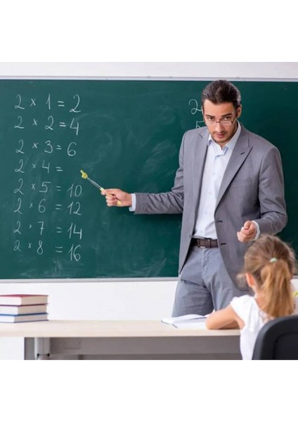 67-68 Santimetre Uzayabilen Öğretmen Çubuğu Teleskopik Rehber Işaret Sunum Vb. Parmak Çubuk (1 Adet)