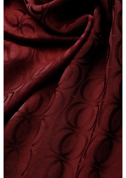 Bambunoor Bordo Naia Pamuk Şal 70X210 fırsatları