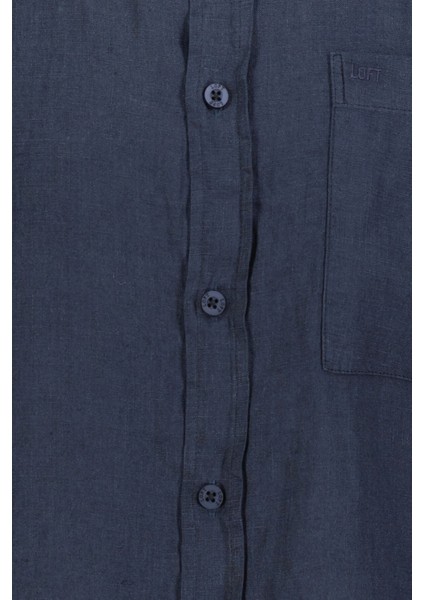 Erkek Regular Fit Kısa Kol Gömlek LF2039310 Navy modelleri