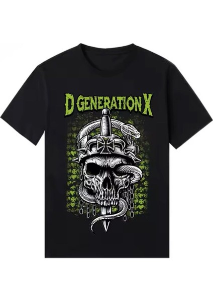 D-Generation x Baskılı Pamuk T-Shirt