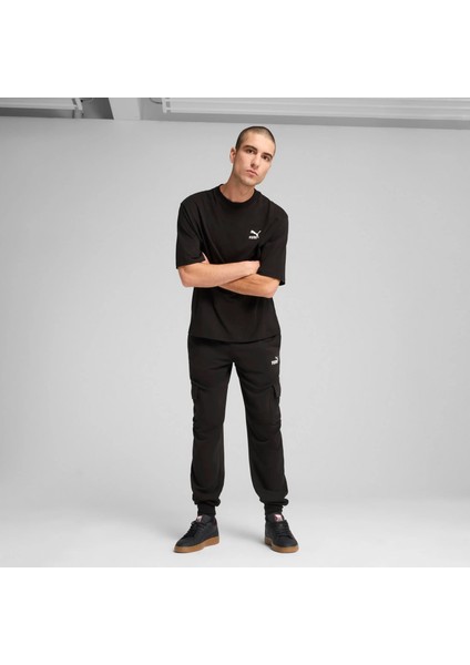 Erkek Siyah Puma Ess No. 1 Logo Cargo Pants Siyah Erkek Eşofman Altı modelleri