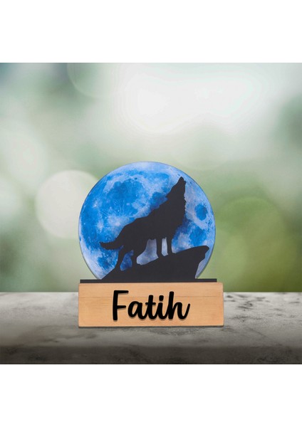 LED Işıklı Pleksi Dolunay Kişiselleştirilebilir Dekoratif Biblo Ursula Kurt Anahtar Askılığı fiyatları