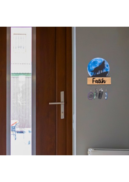 LED Işıklı Pleksi Dolunay Kişiselleştirilebilir Dekoratif Biblo Ursula Kurt Anahtar Askılığı indirimleri