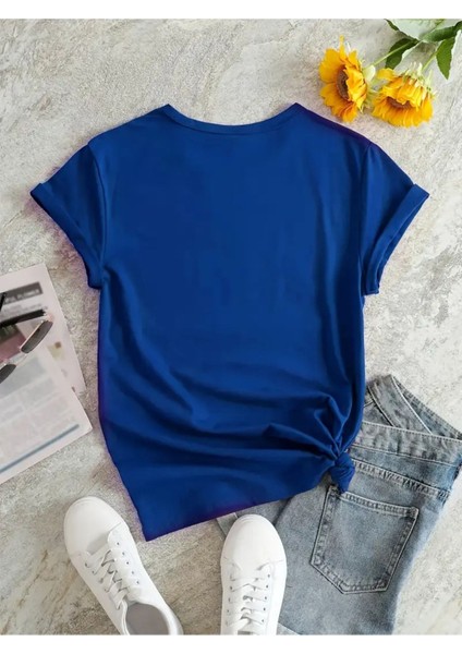 Rockabilly Leopar & Kiraz Baskılı Pamuk T-Shirt fiyatları