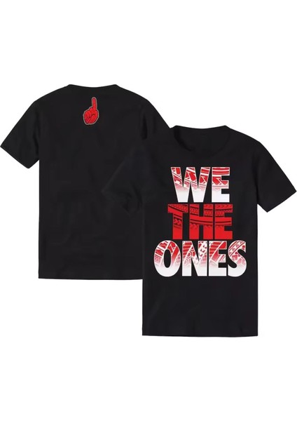 Roman Reigns Levels Above Baskılı Pamuk T-Shirt