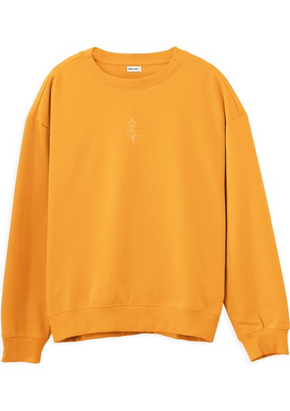 Vrksasana - Regular Sweatshirt Portakal