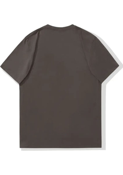 Ying Yang Ağaç Tasarım Baskılı Erkek Pamuk T-Shirt modelleri