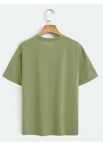 Limoncello Lemon Liqueur Baskılı Kadın Haki Yeşili T-Shirt fiyatları