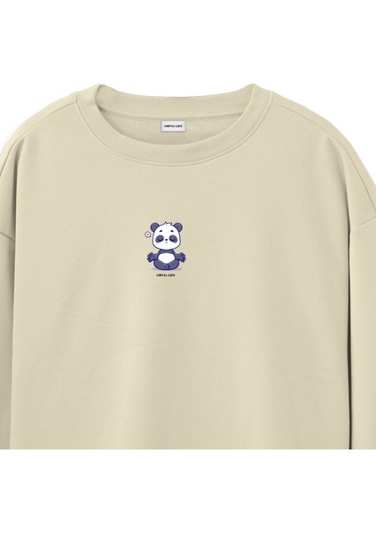 Meditation Yoga Regular Sweatshirt Krem fiyatları