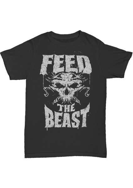Brock Lesnar Beast Baskılı Pamuk T-Shirt